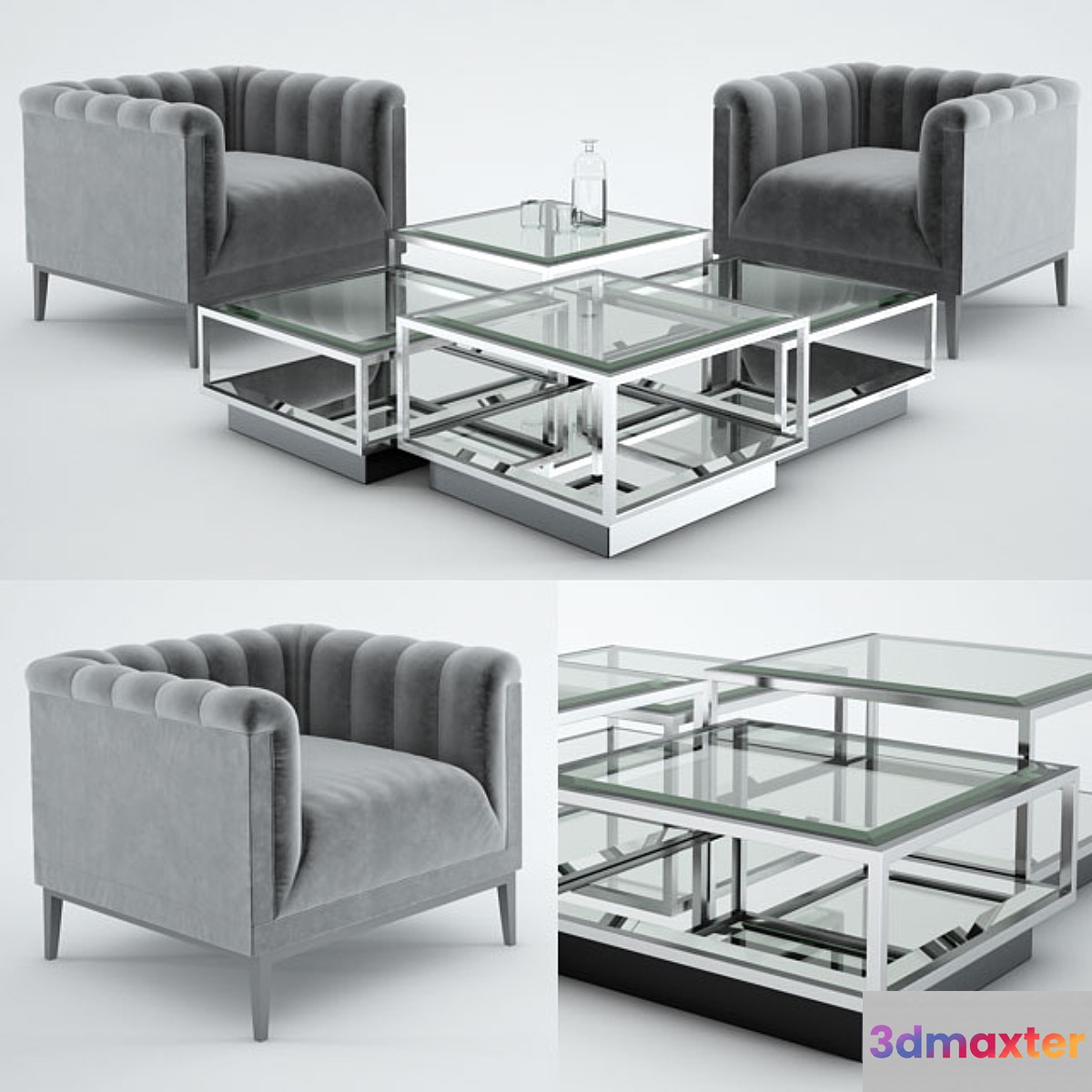 Eichholtz Raffles Chair Tortona Coffee Table