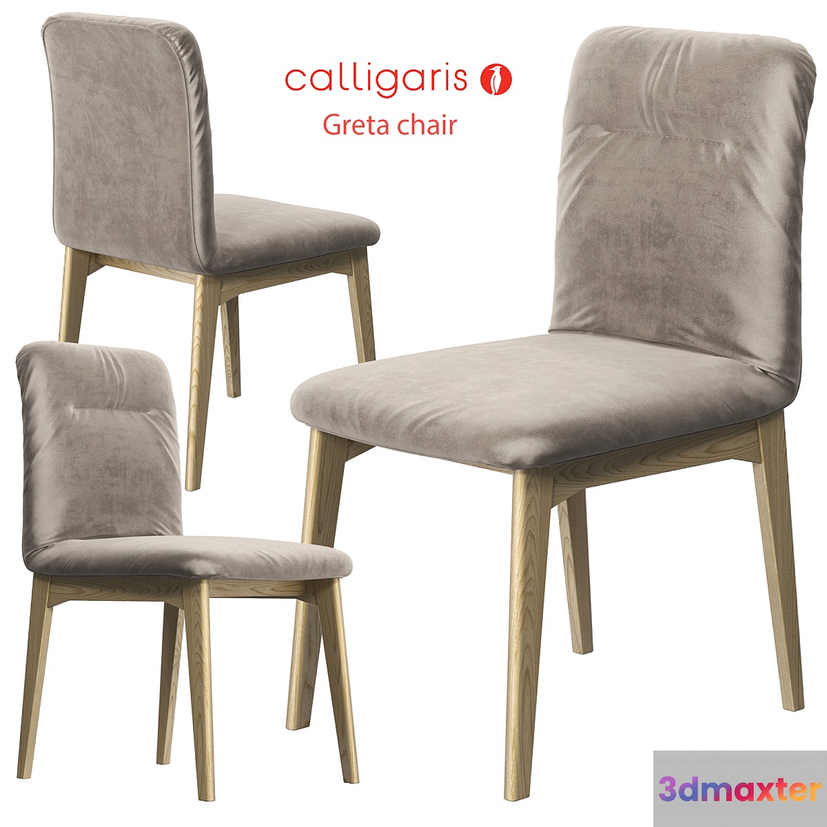 Calligaris Greta wood chair