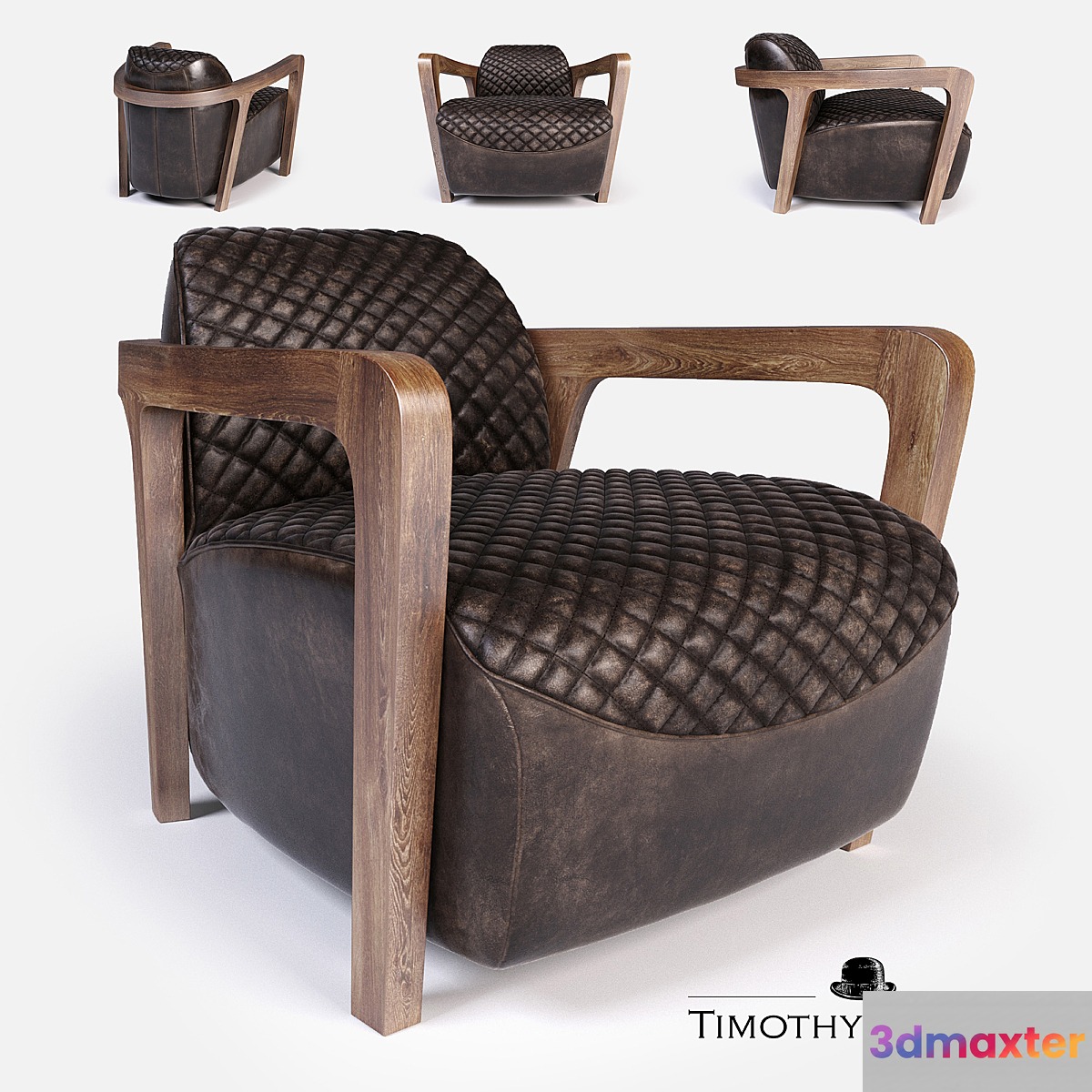 Wildcat Armchair Timothy Oulton 3D Max