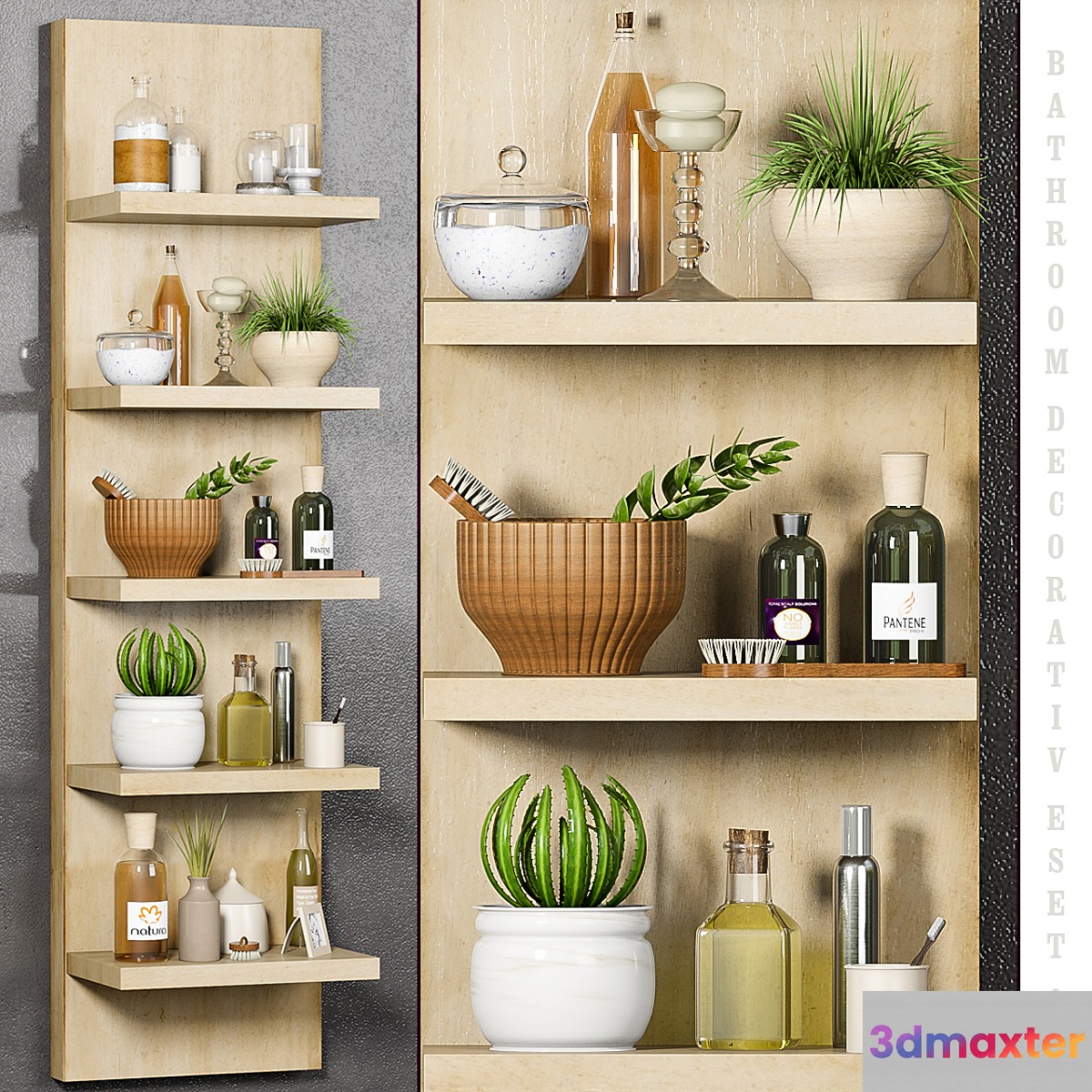 BATHROOM SET-4 3D Max