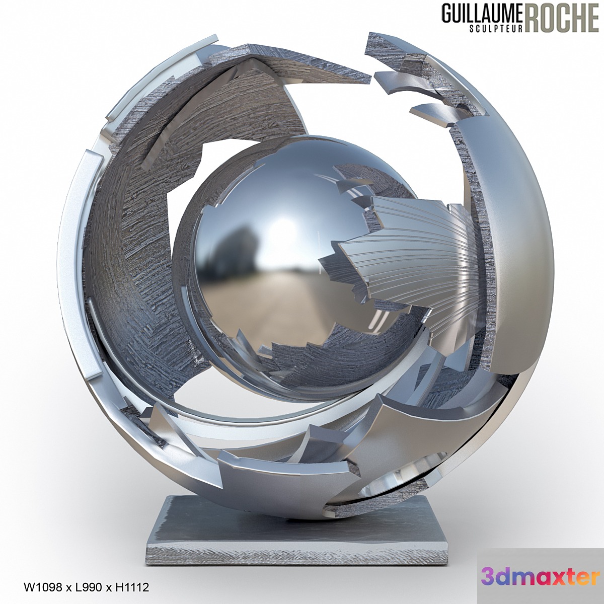 Guillaume Roche Sculpture 3D Max