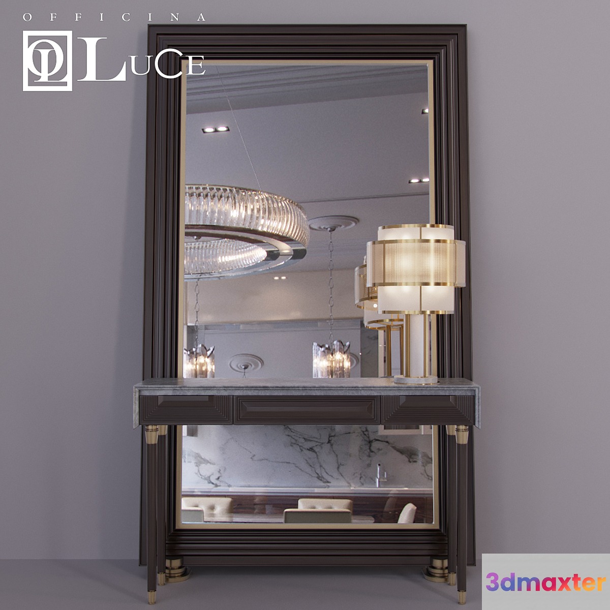 Officina Luce Nest Table-lamp 3D Max