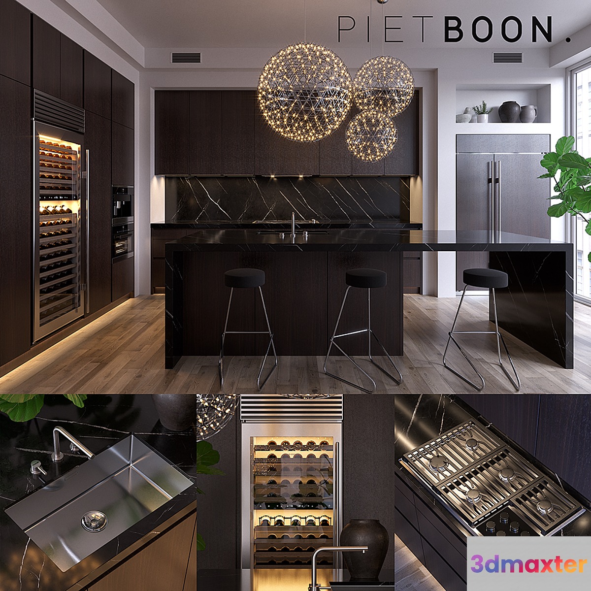 Kitchen Piet Boon SIGNATURE 2 (vray GGX corona PBR) - No.2