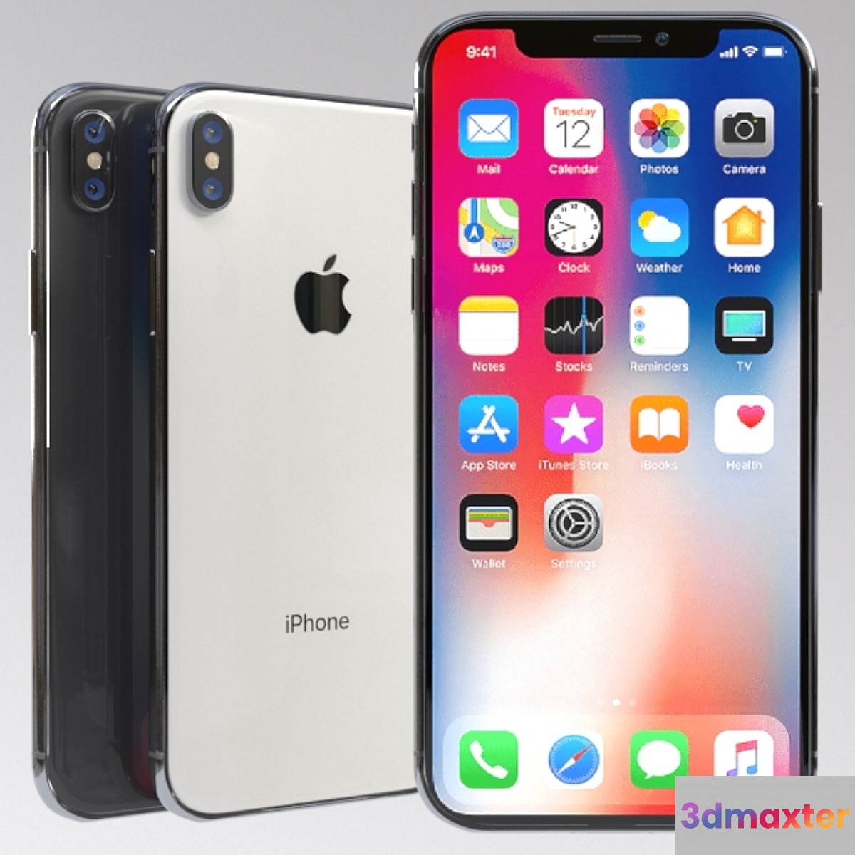 Apple iPhone X (vray GGX)