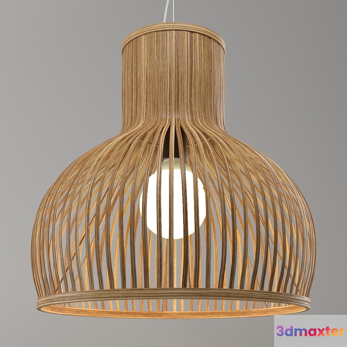 Lamp from a bamboo (Odeon light Alamo) - No.2