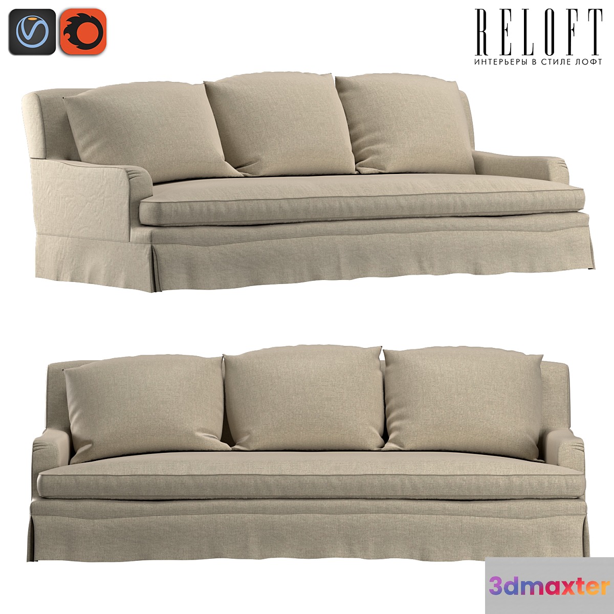 SOFA CLASSIC 57680395 BLSA 3D Max