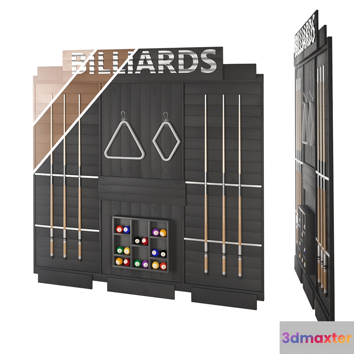 Billiard set - No.3 3D Max