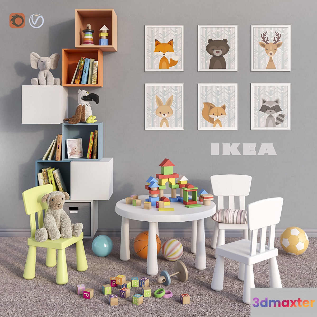 IKEA furniture accessories decor and toys set 4 - No.3