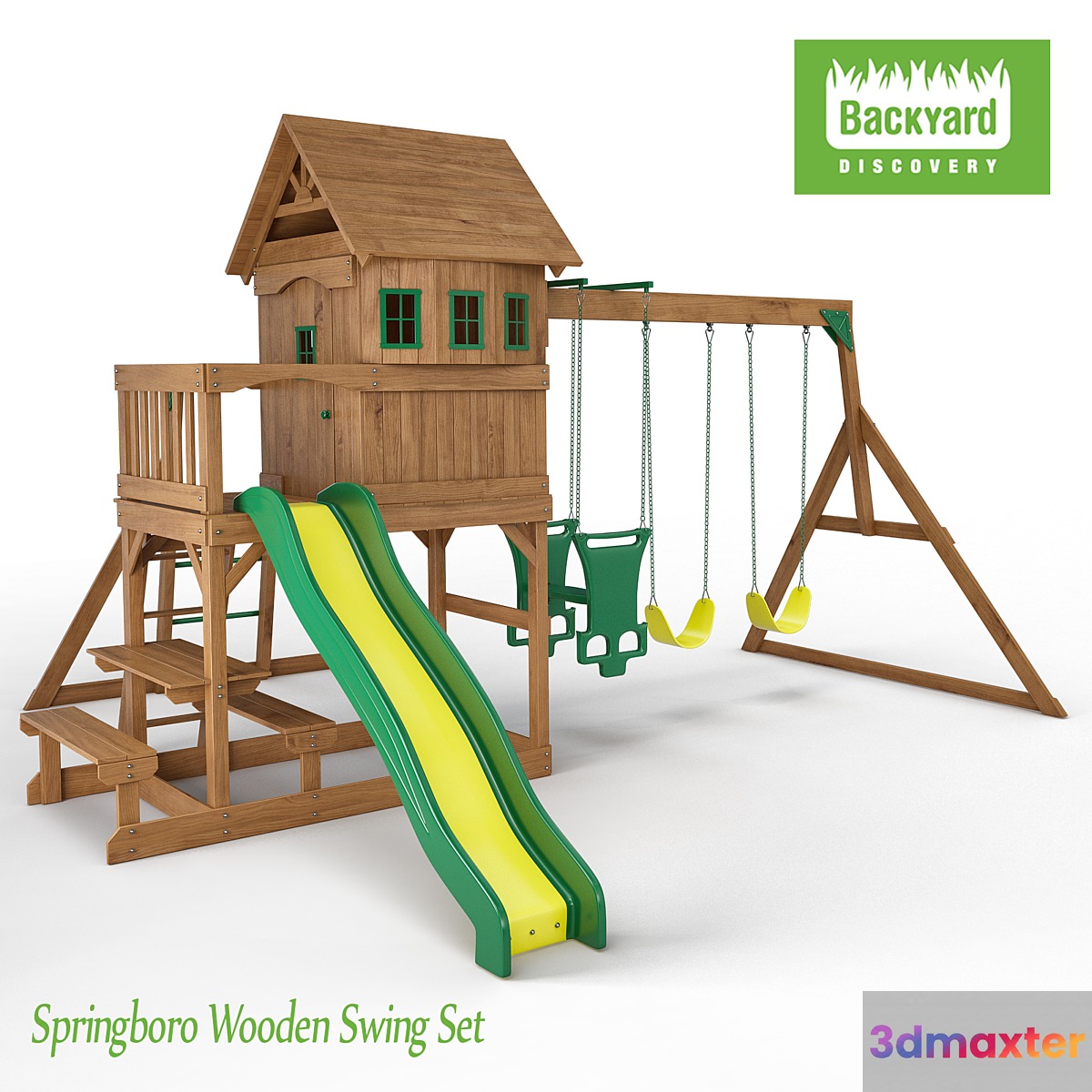 Springboro Wooden Swing Set - No.2
