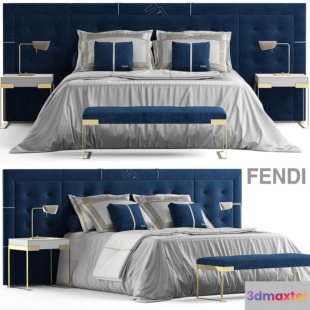 Bed fendi pincio bed - No.3