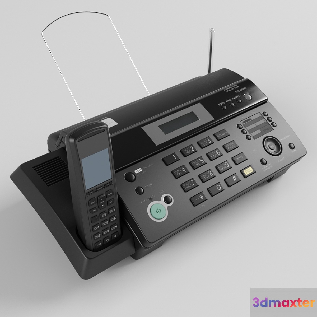 Fax Panasonic KX-FC968RUT 3D Max