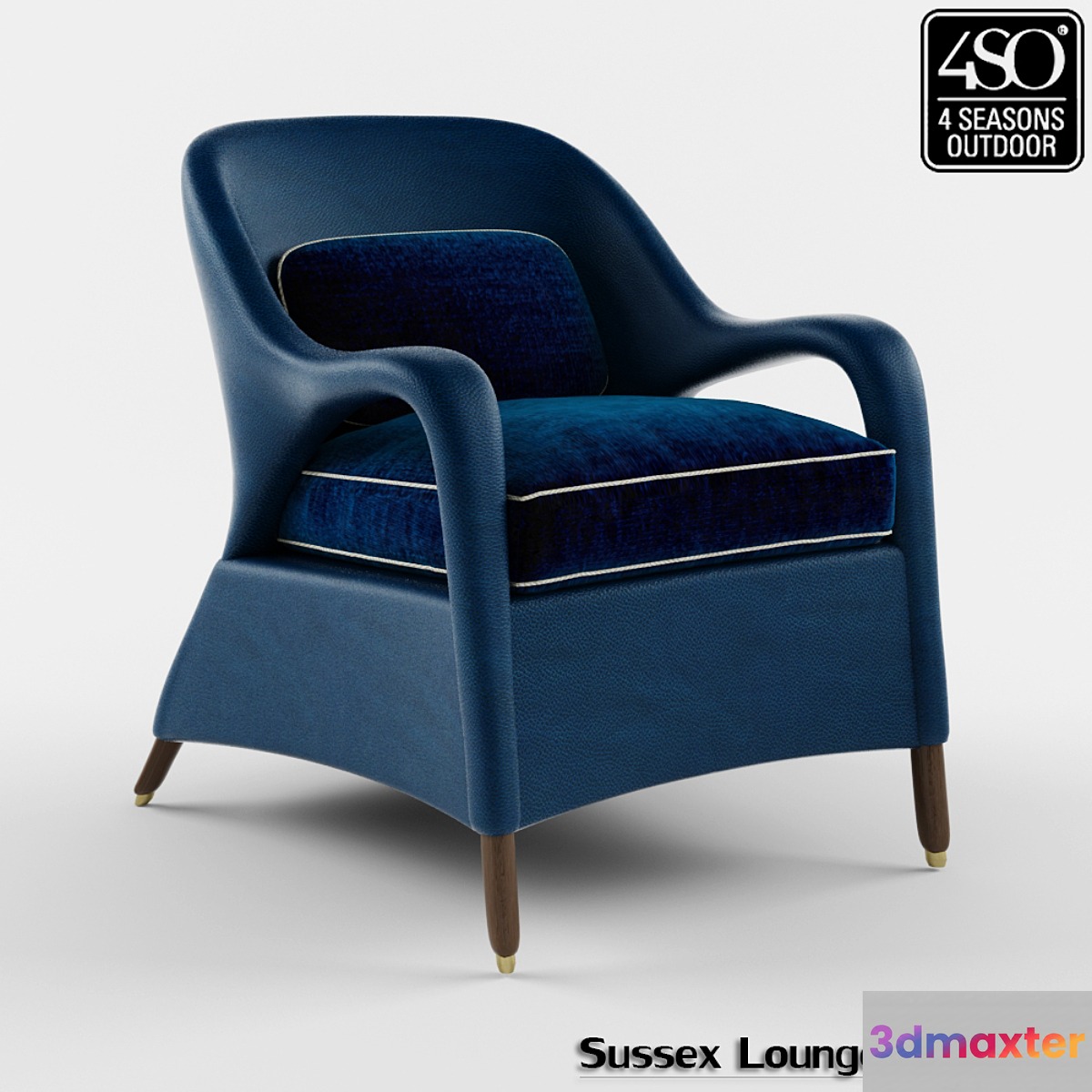 Sussex Outdoor Lounge Armchair 3D Max