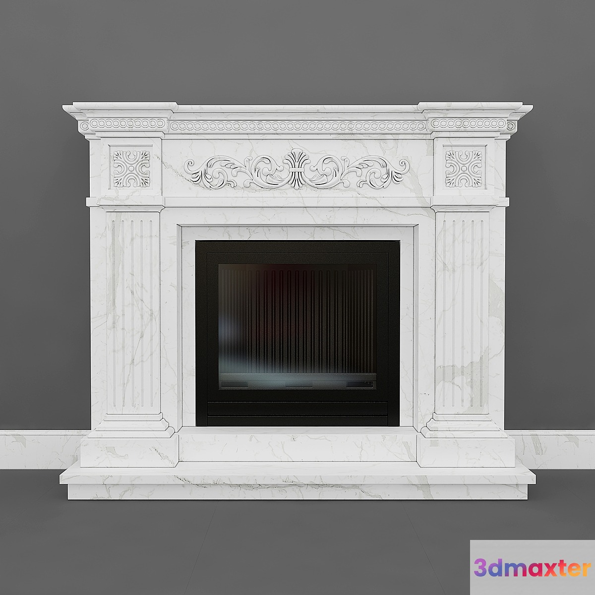 Fireplace Kiev 3D Max