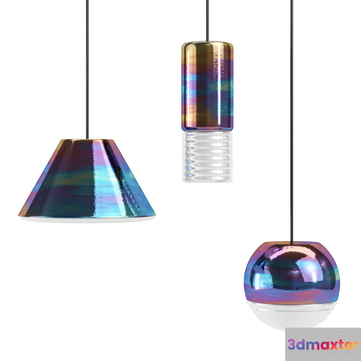Tom Dixon - Flask Pendant Oil 3D Max