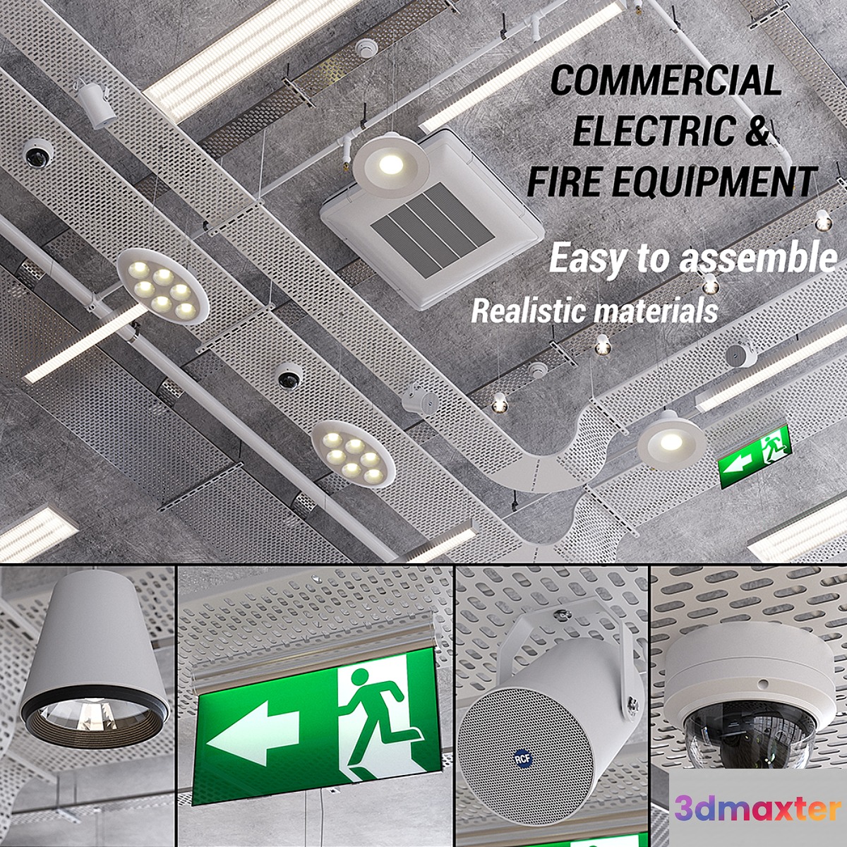 Commercial electric and fire fighting (vray GGX corona PBR) - No.2