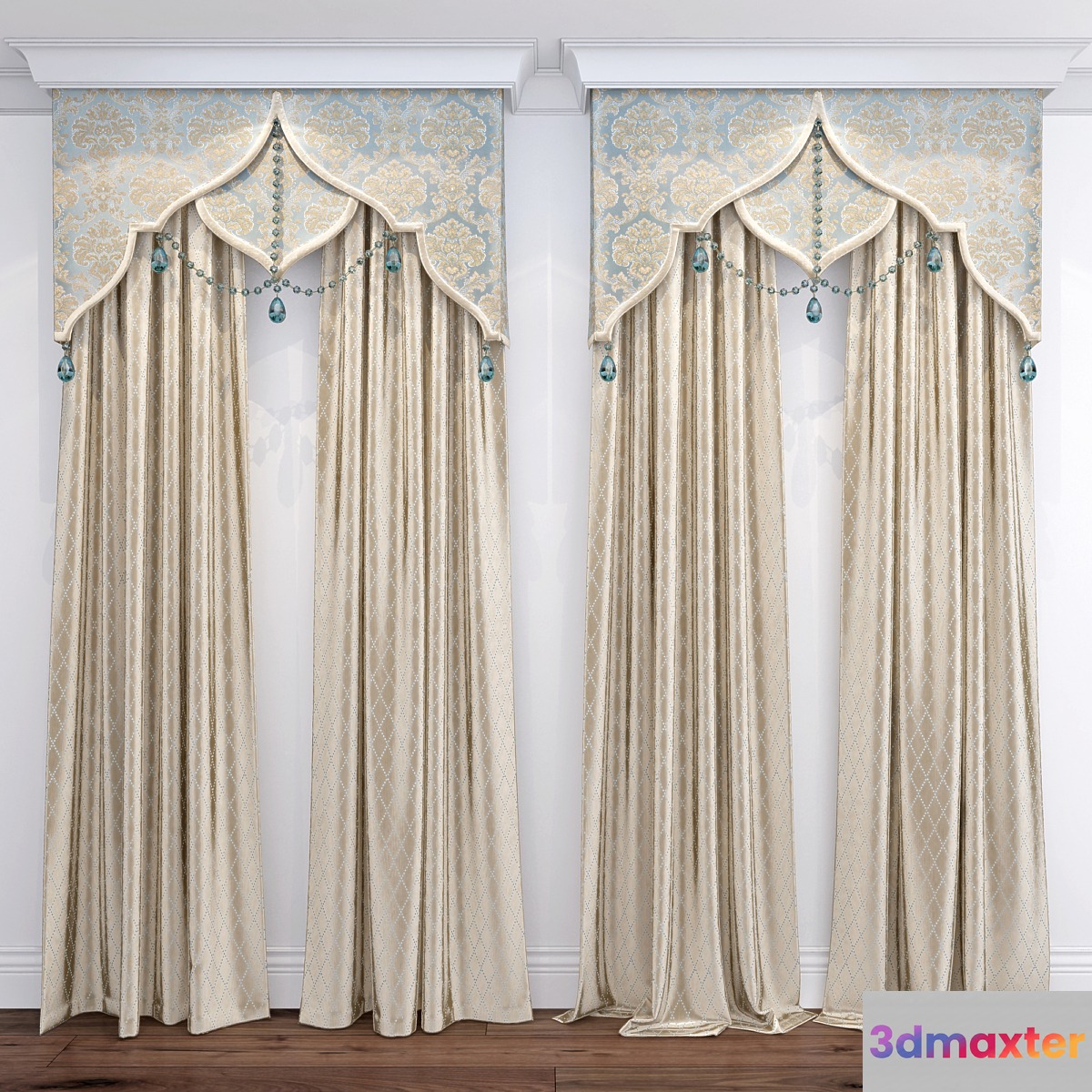 curtains with bandeau