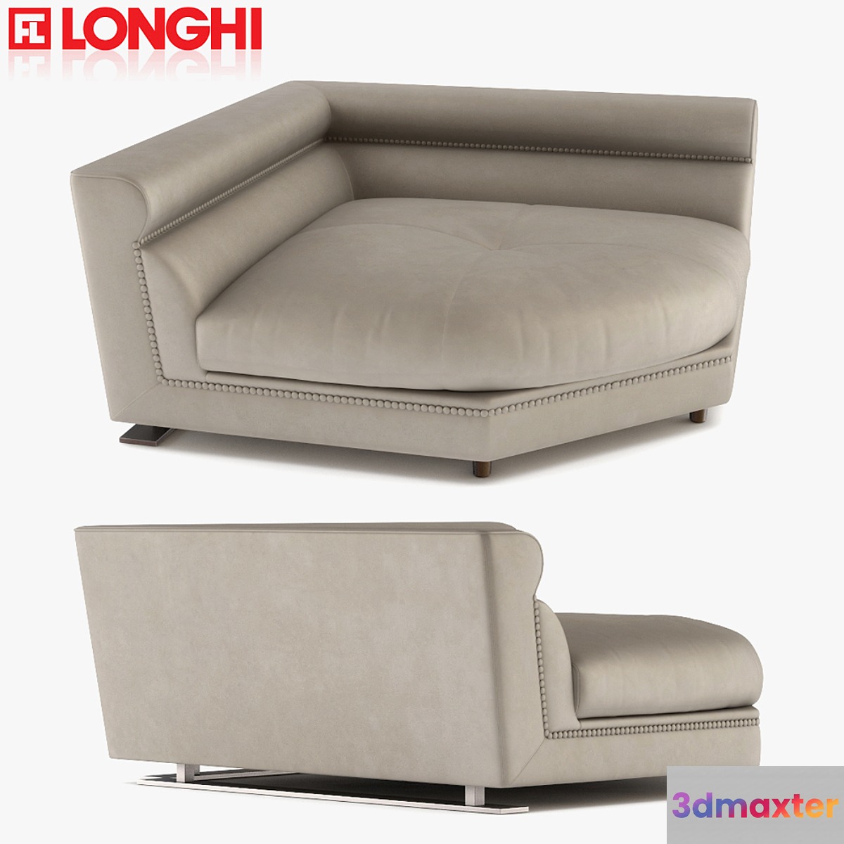 Ansel - Longhi - Sectional Sofa 3D Max
