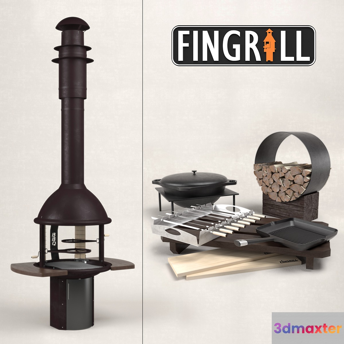 Tundra Grill BBQ 3D Max