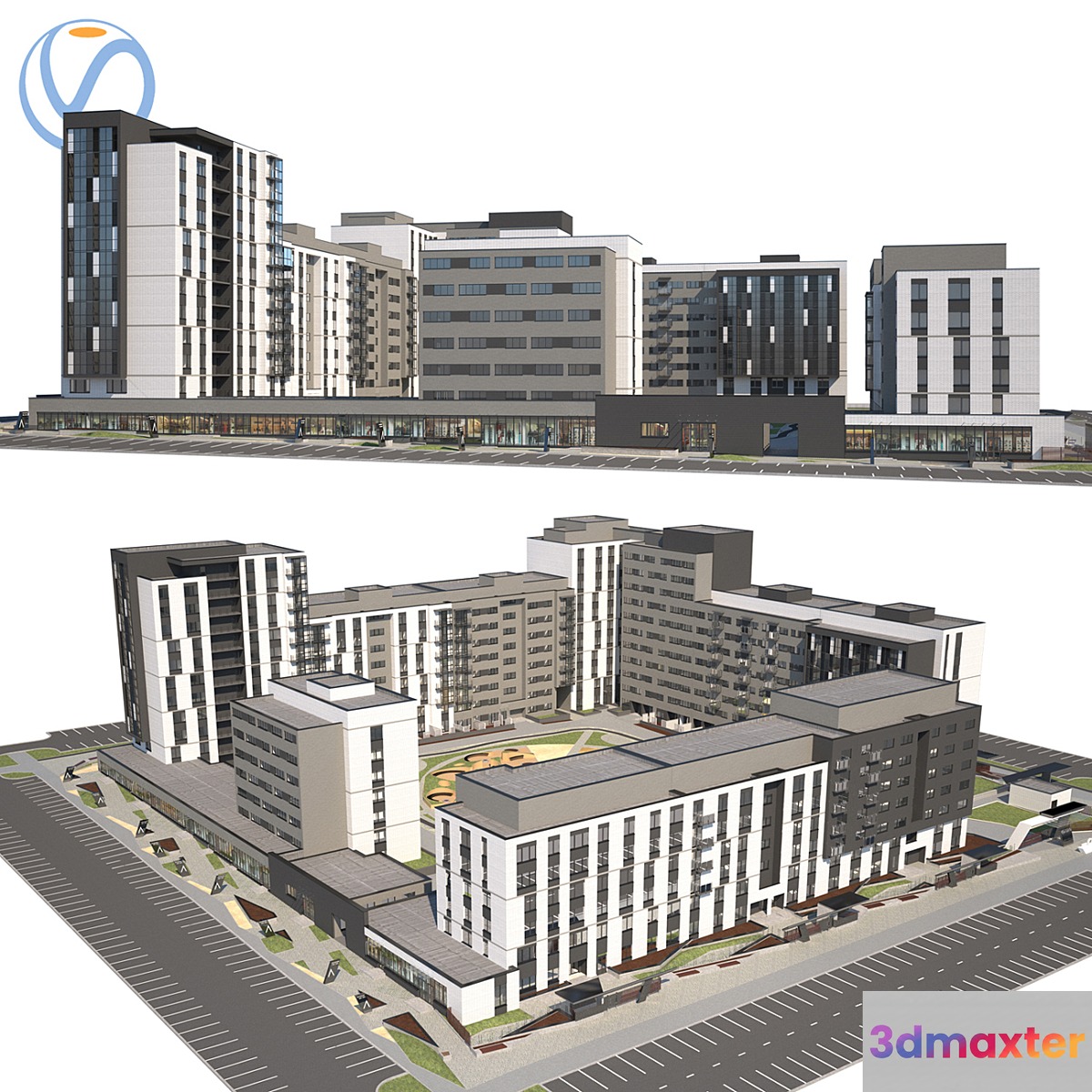 Quarterly building - multi-apartment house 4
