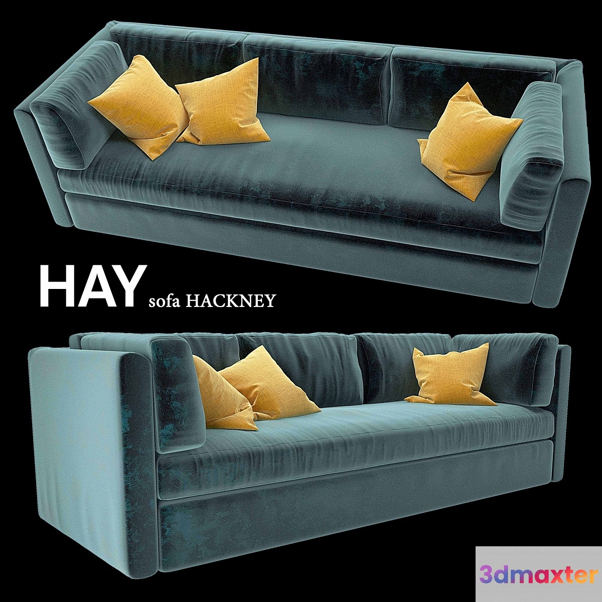 HAY sofa HACKNEY 3 SEATER