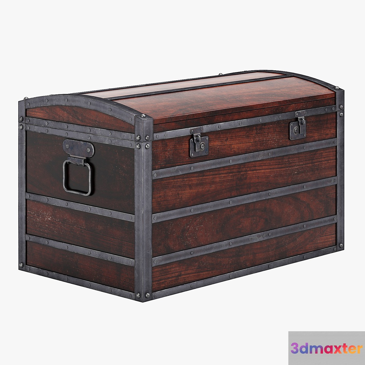 Wooden Chest 3D Max