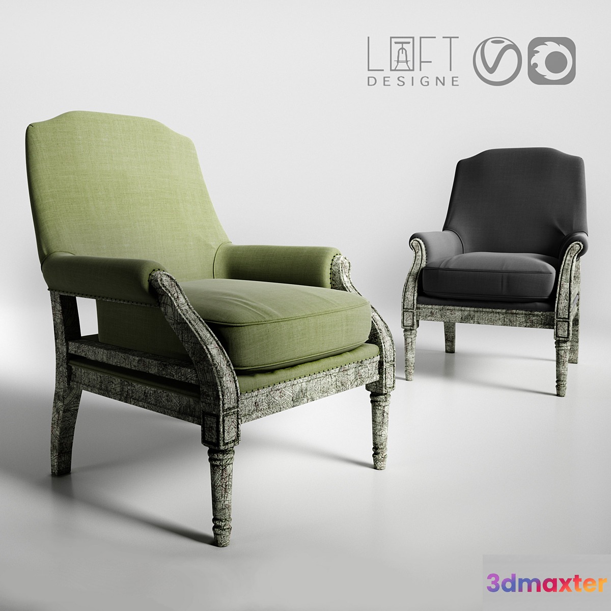 Armchair Loftdesigne model 155