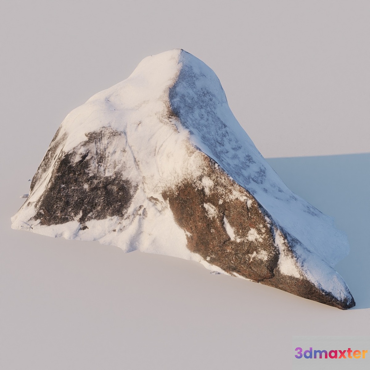 Winter rock 3D Max