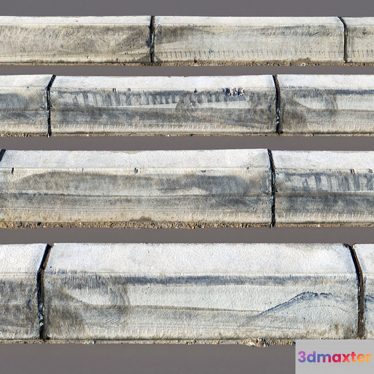 Road curb - No.3 3D Max