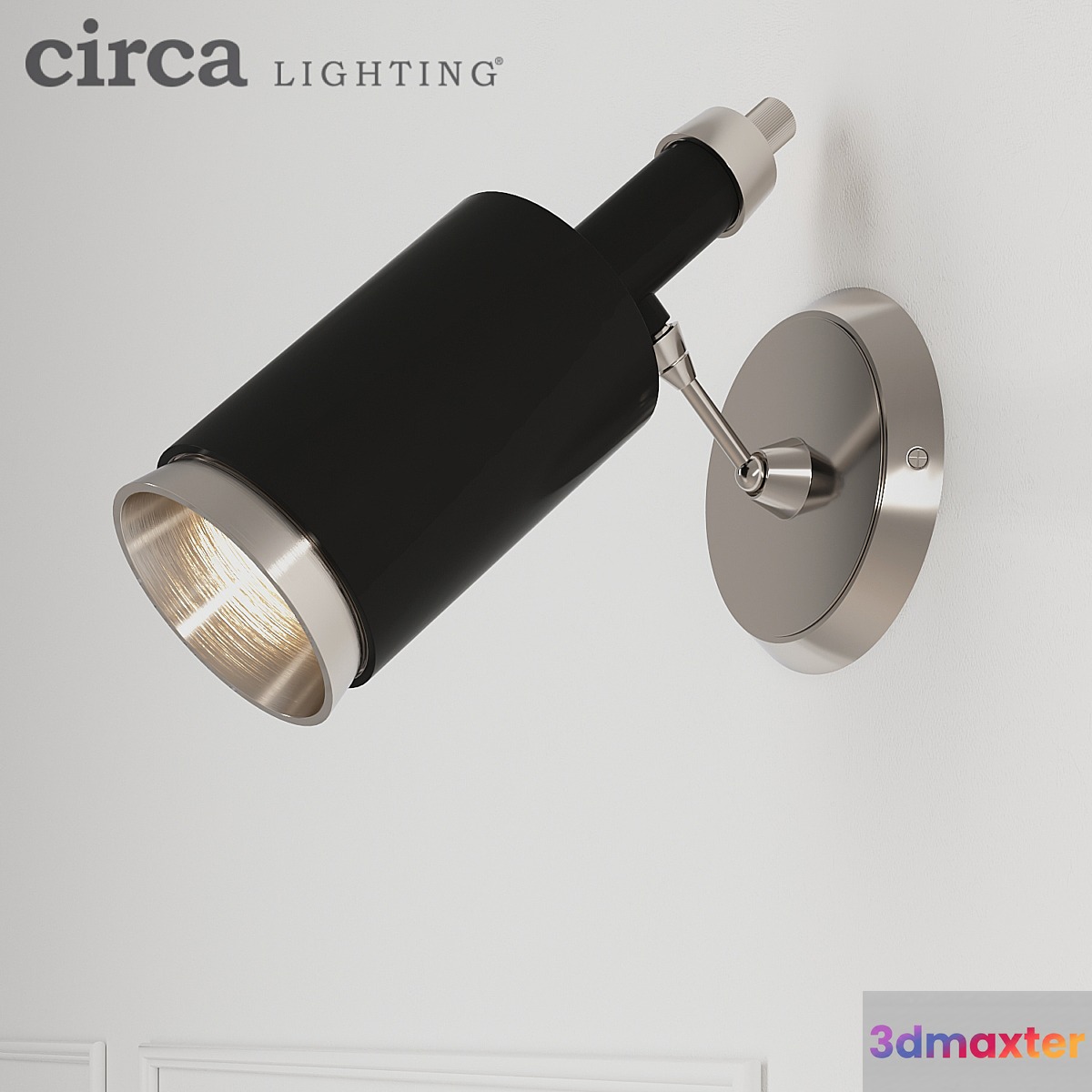 Circa Anders Small Articulating Wall Light 3D Max