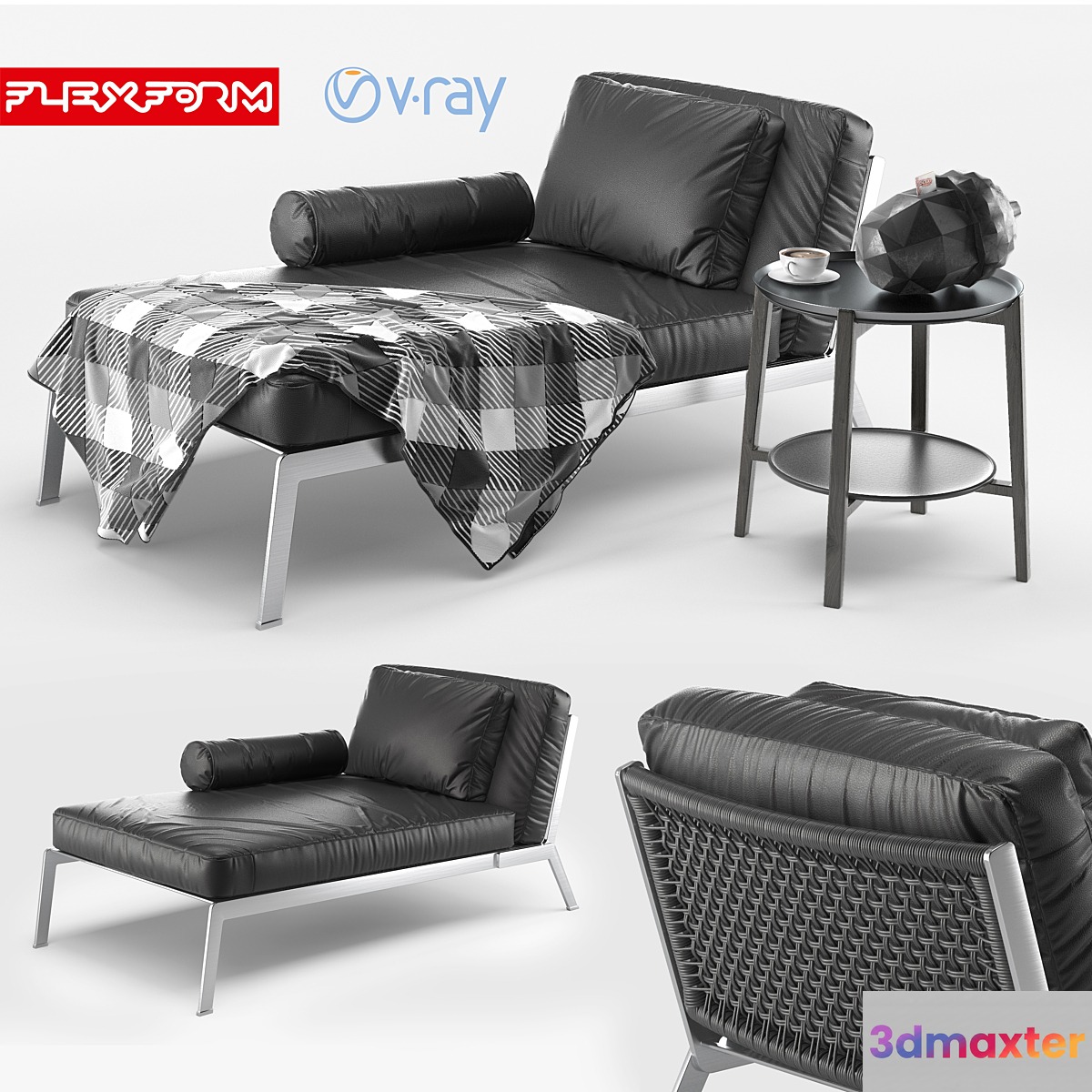 Flexform Happy Chaise Longue