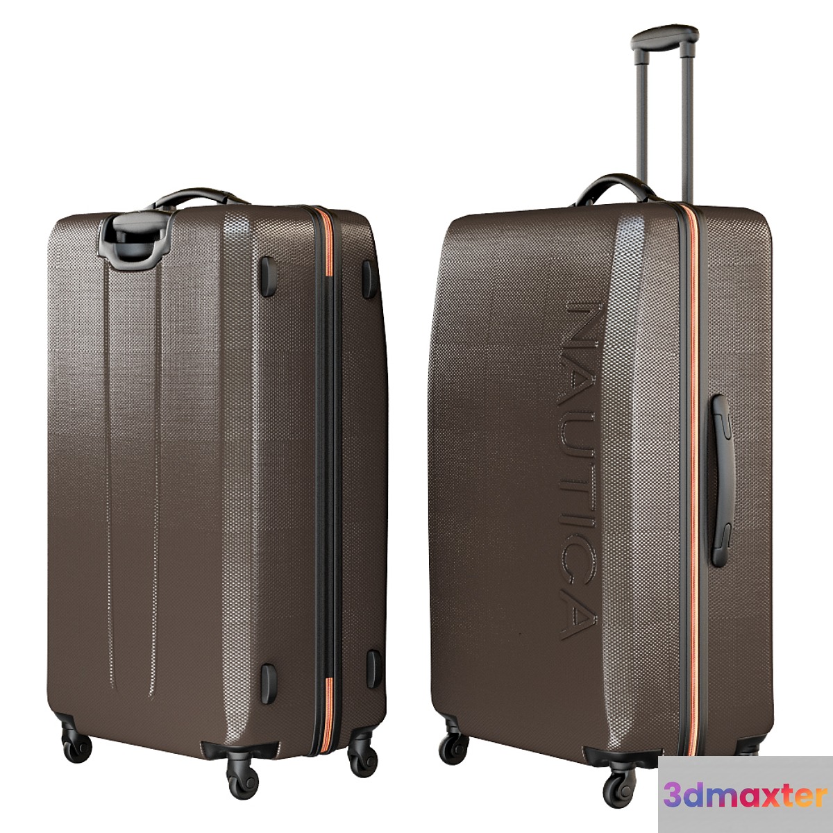 Nautica Ahoy 25 Inch Hardside Spinner 3D Max