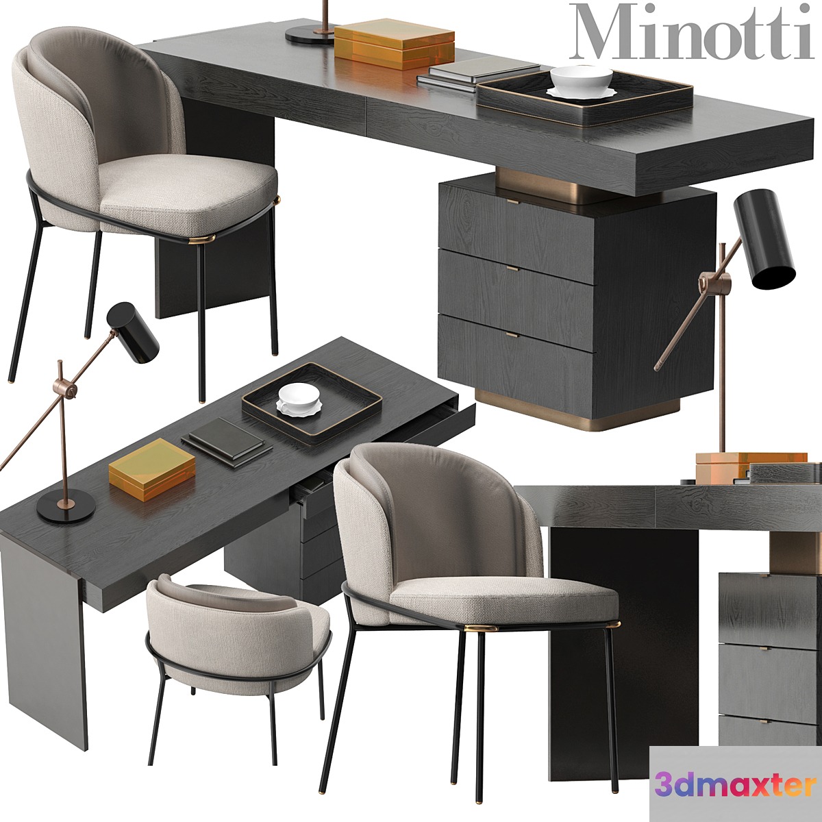 Minotti Carson desk set - No.4