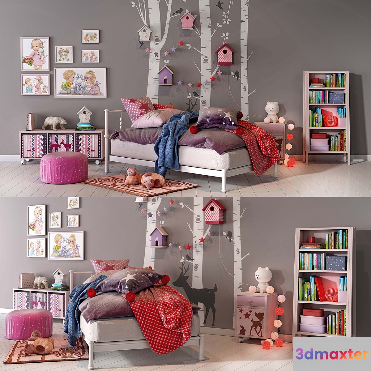 Girl bedroom set 02