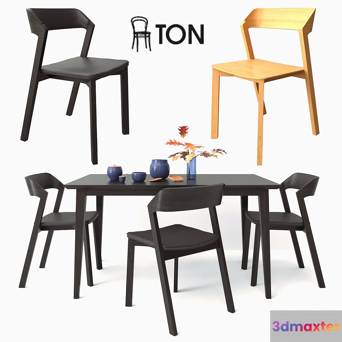 TON merano chair and jutland table