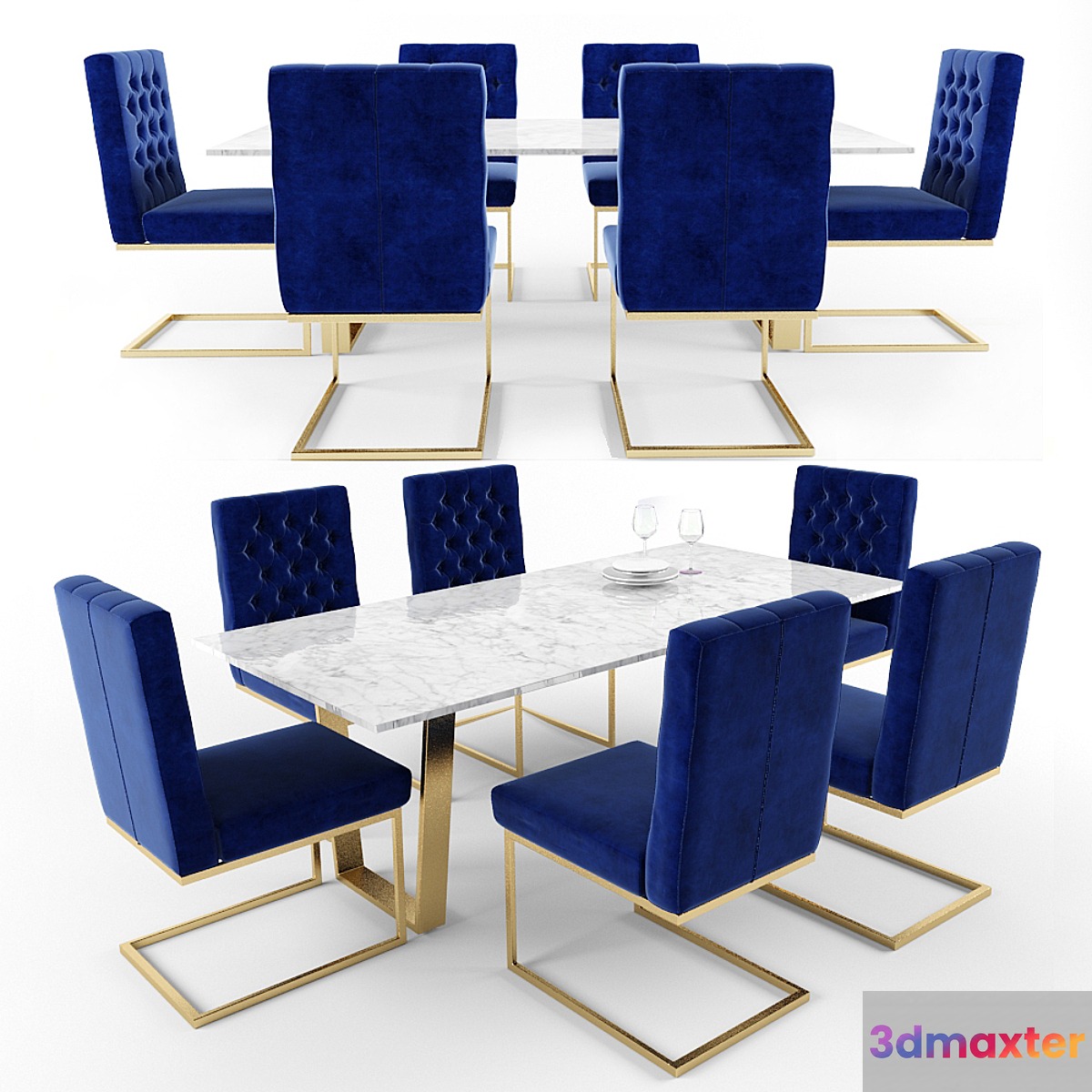 Cameron Velvet Dining Chair