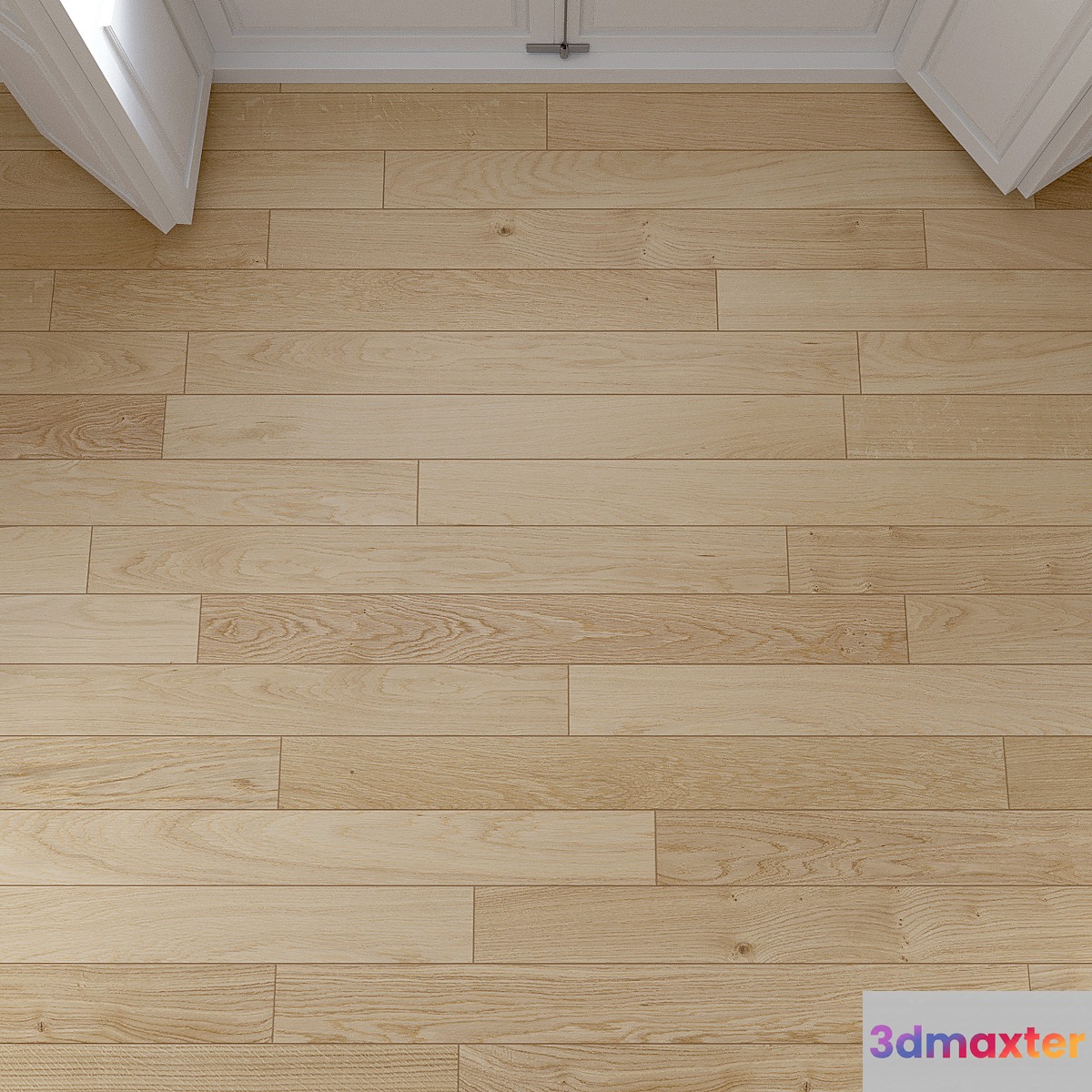 Oak Natural light floor 3 3D Max