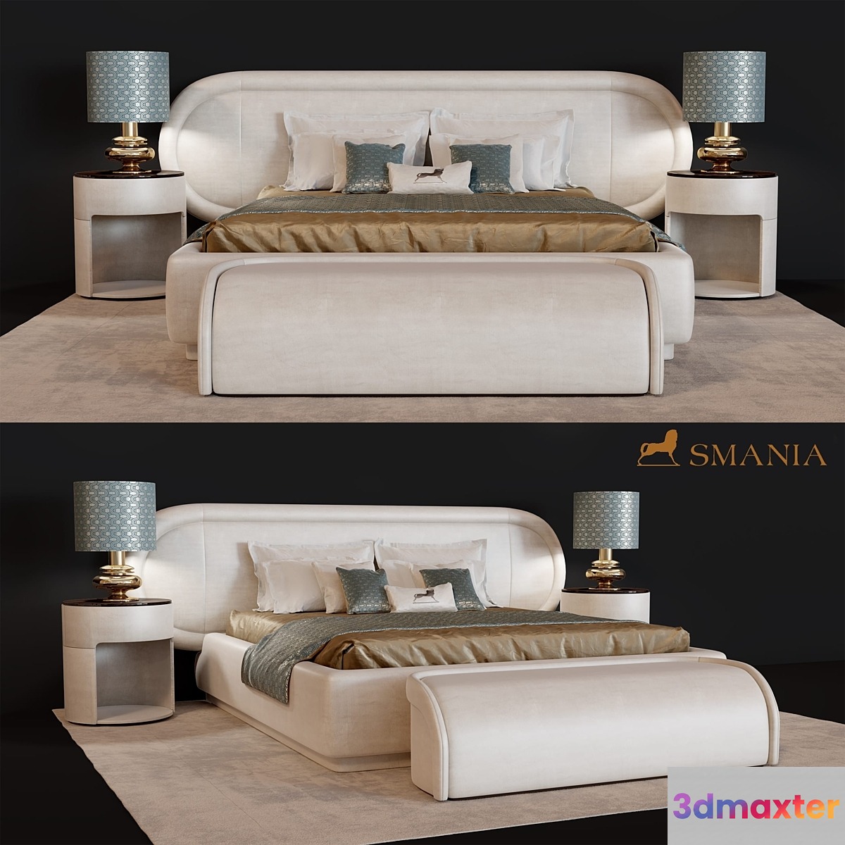 Smania James bed