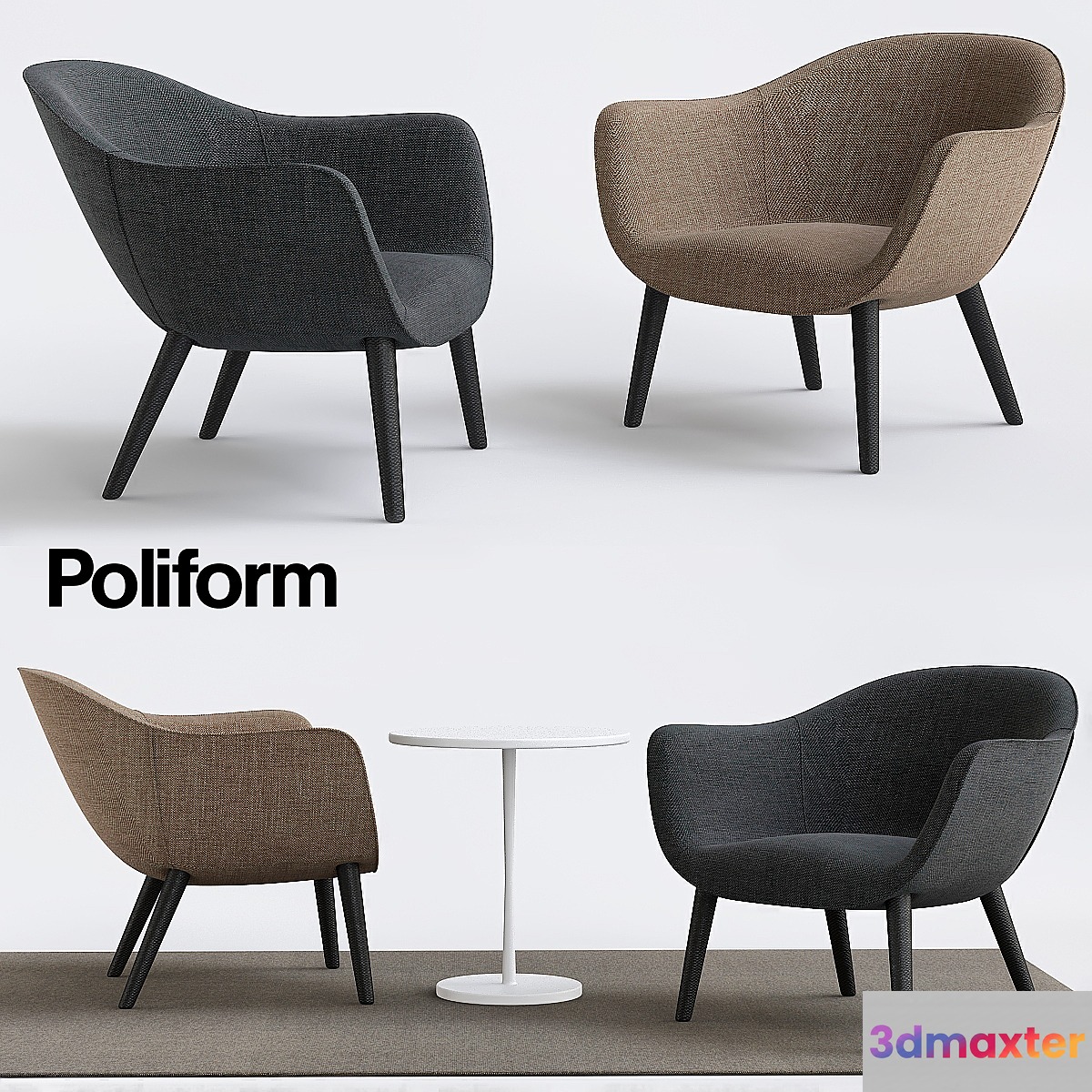 Mad Chair - Poliform 3D Max
