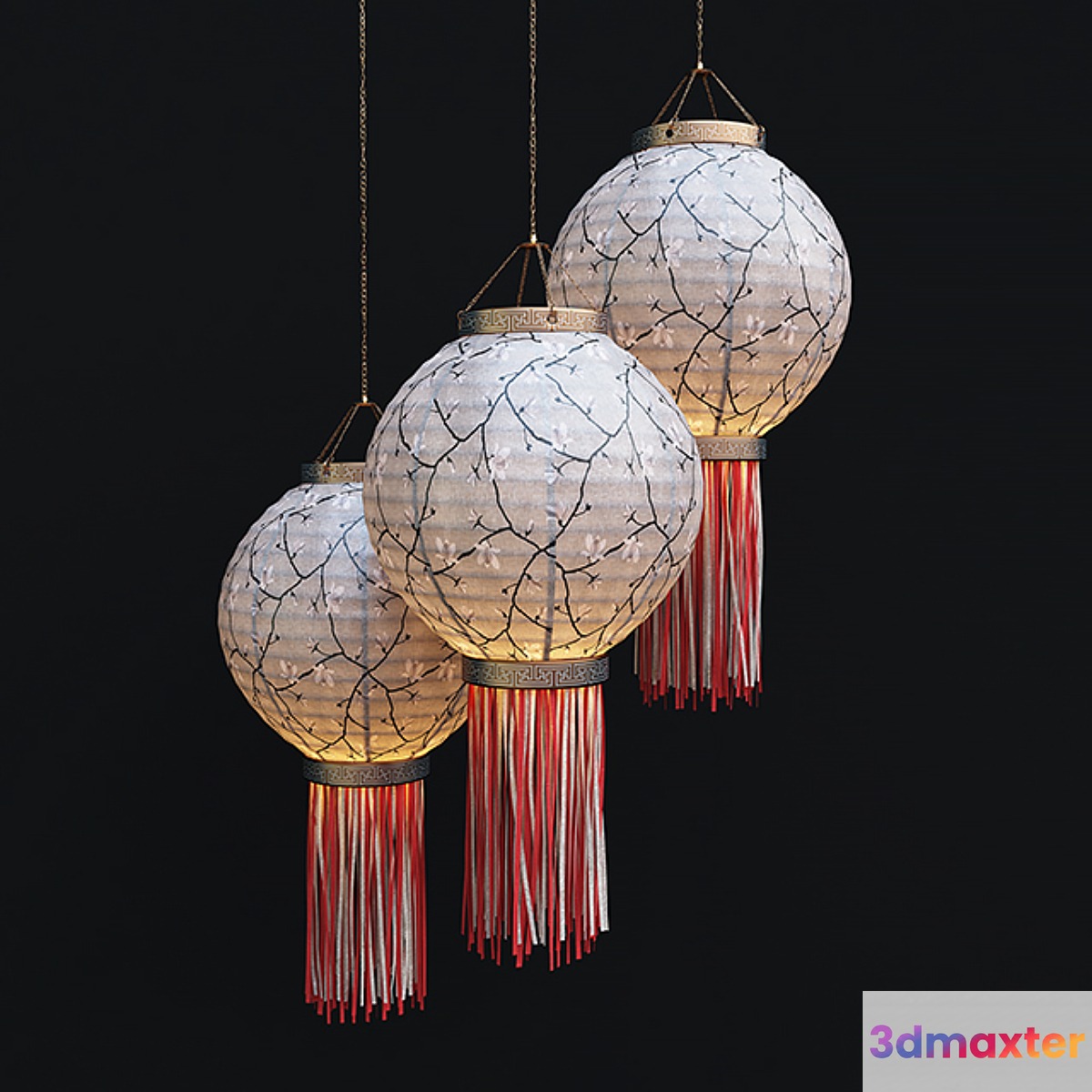 Chinese lantern Chinese lantern 2 3D Max