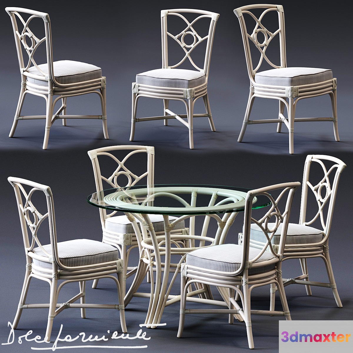 Dolcefarniente ORTENSIA Chair & IRENE Table - No.2