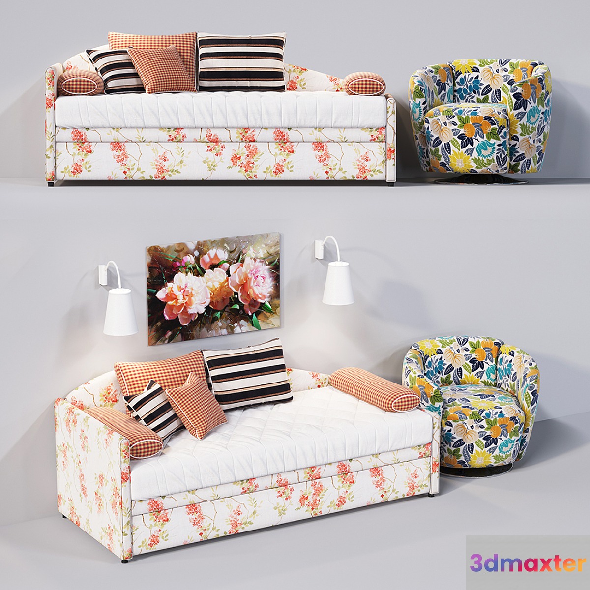 Sofa bed Anderssen HAGEN 3D Max