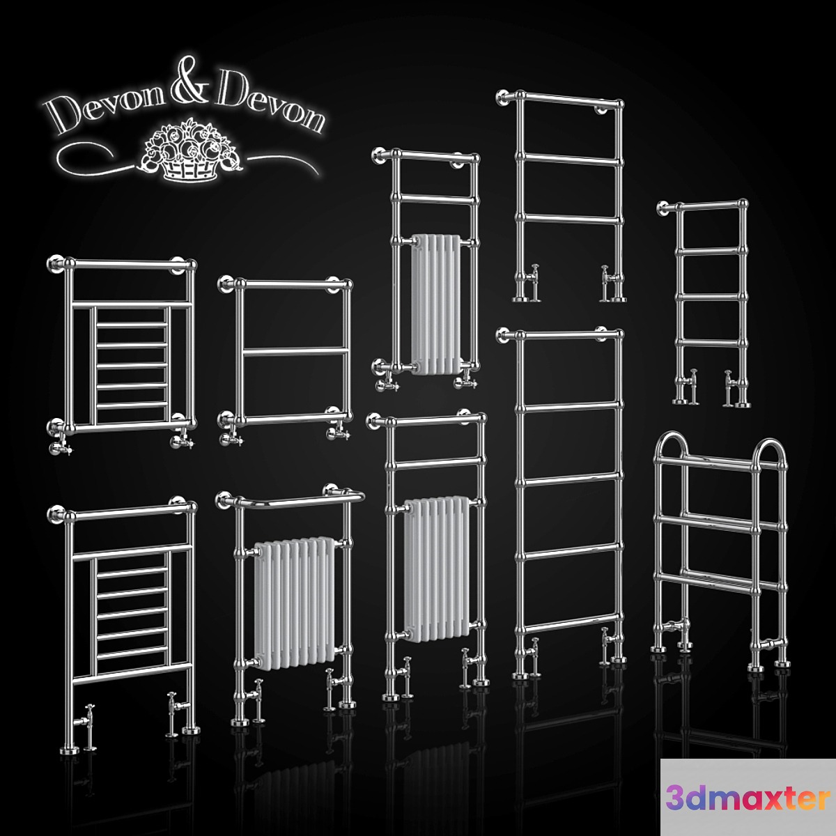 Set of towel warmers Devon Devon