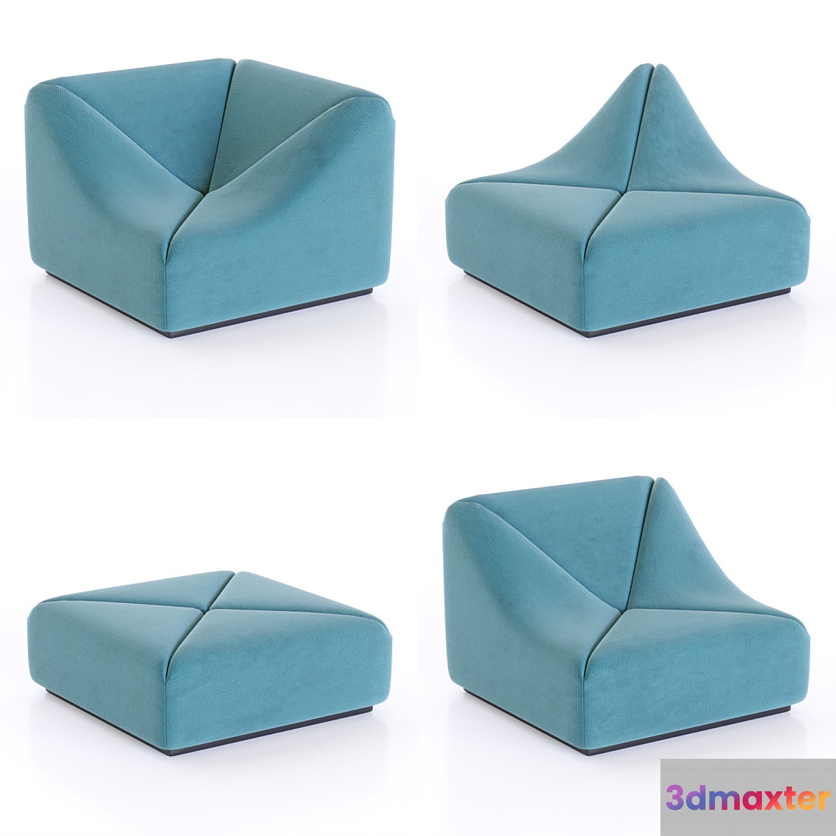PIERRE PAULIN - DUNE SOFA 3D Max