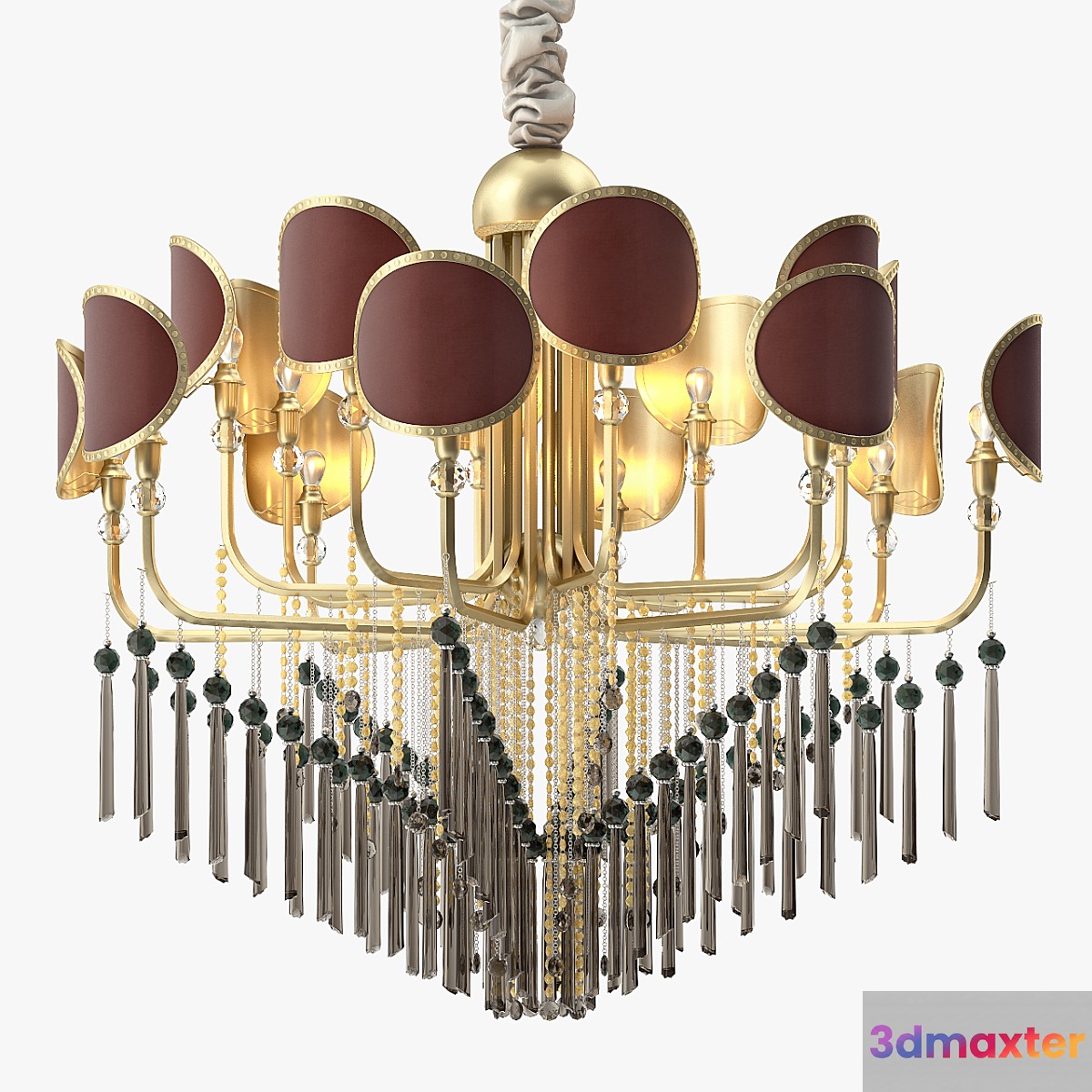 Eurolampart Sibilla 16 Lamps Chandelier 3D Max