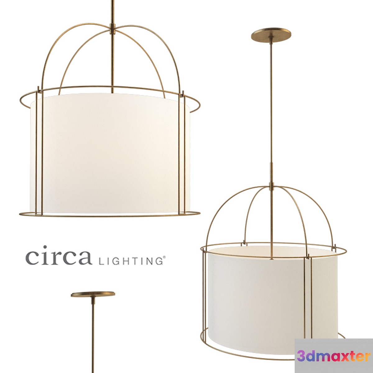 Capitol Wide Lantern 3D Max