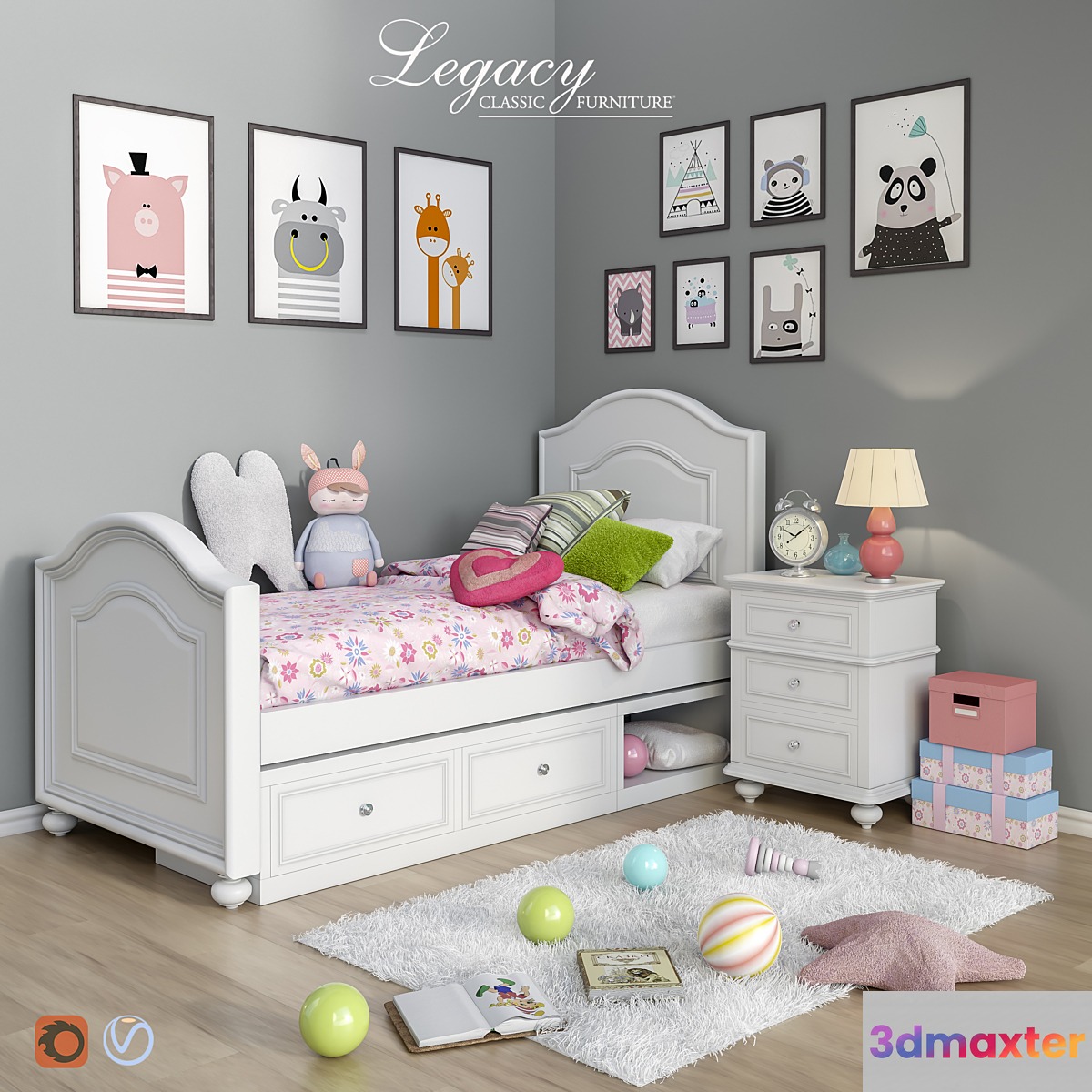 Set of furniture and accessories for the bedroom Legacy Classic set 4 - No.2
