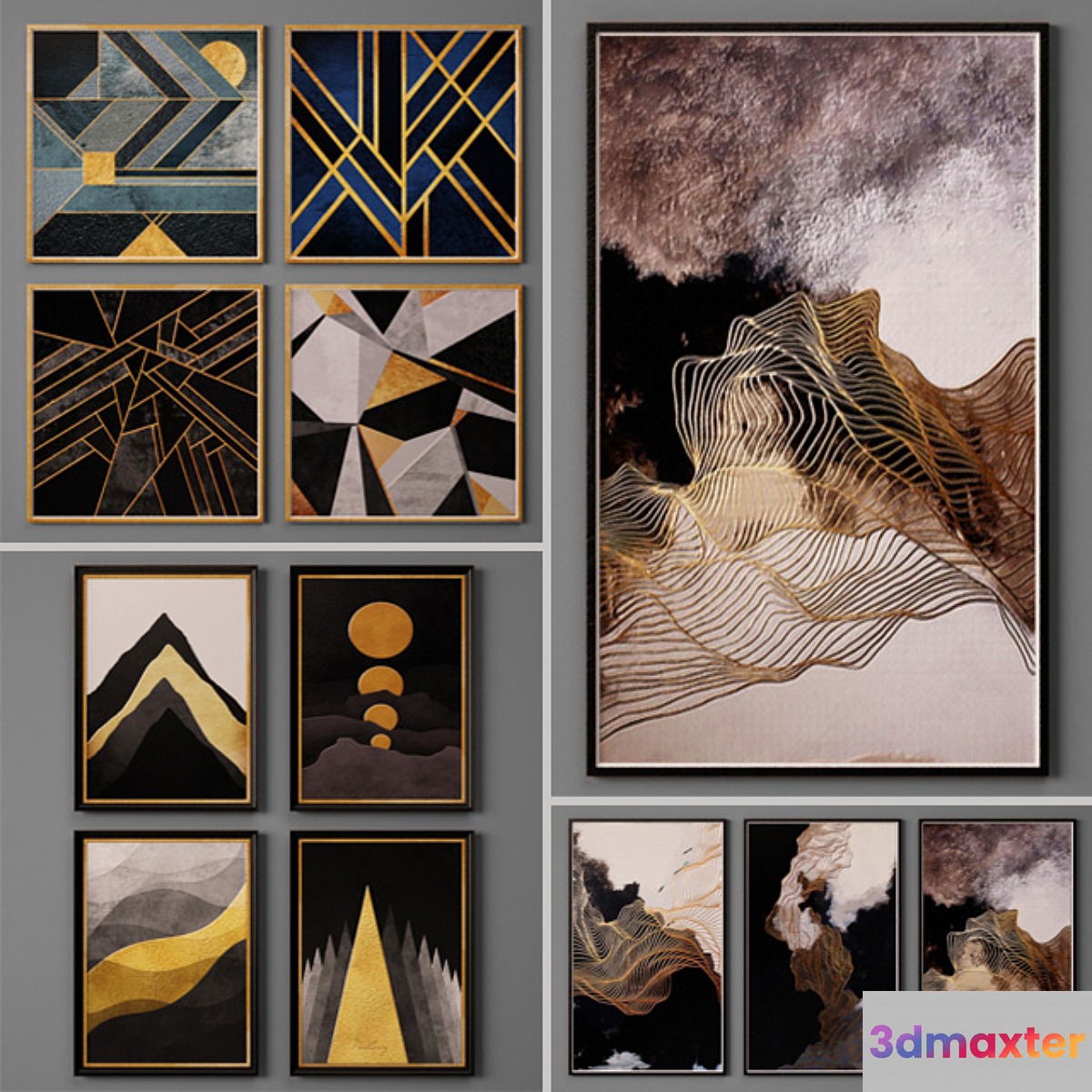 Collection of paintings-31 - No.2 3D Max
