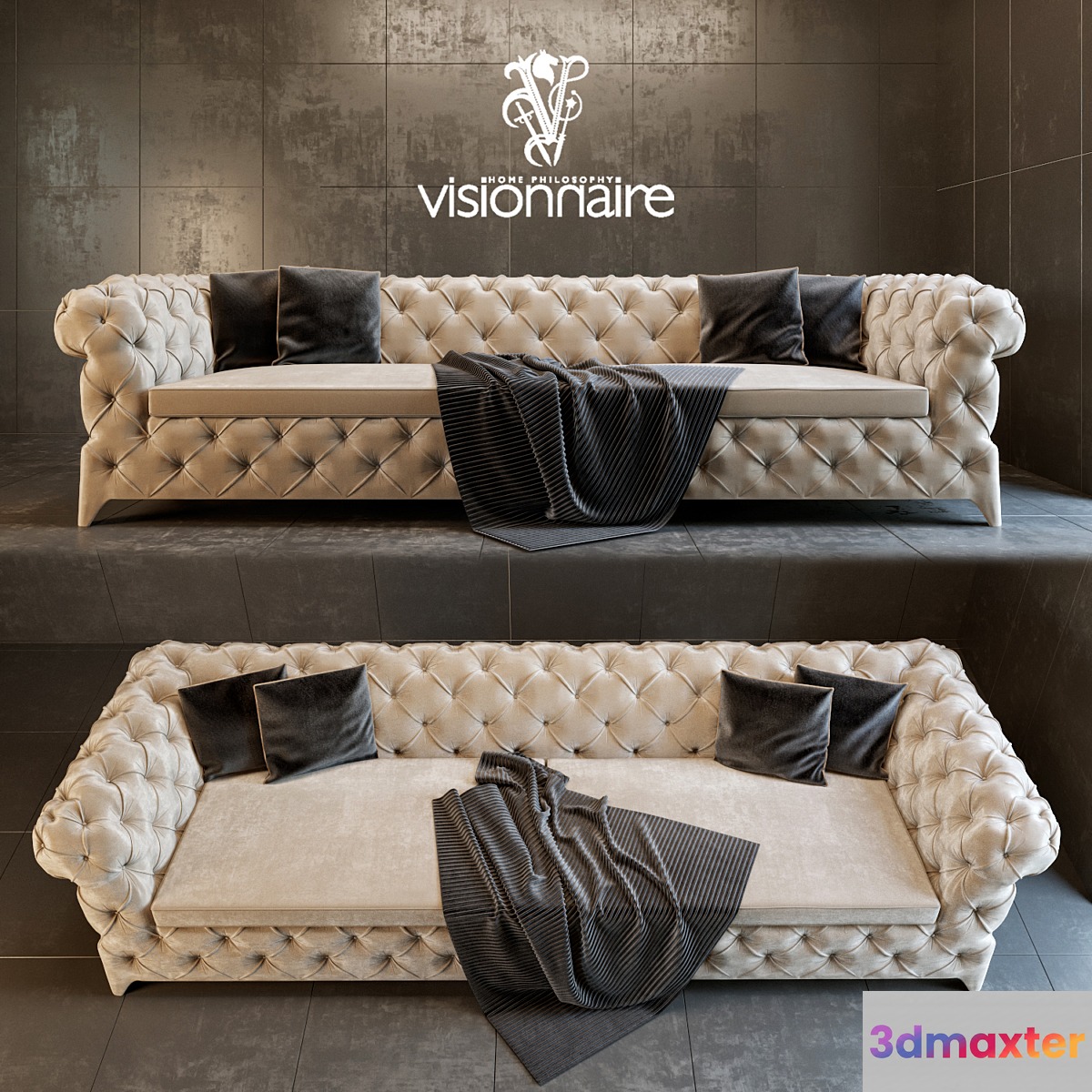 Visionnaire Prince Albert 3D Max
