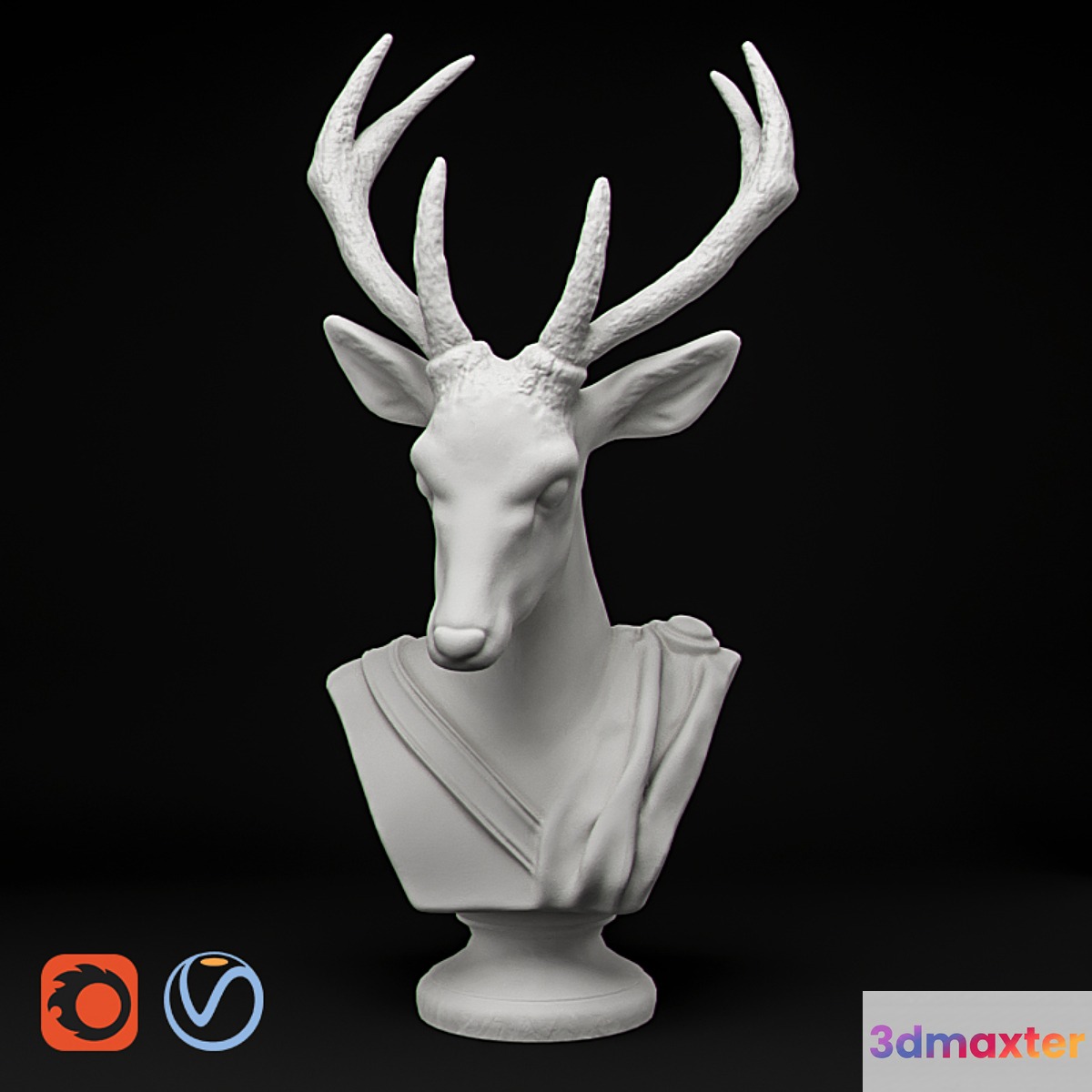 Animal Bust - Noble 3D Max