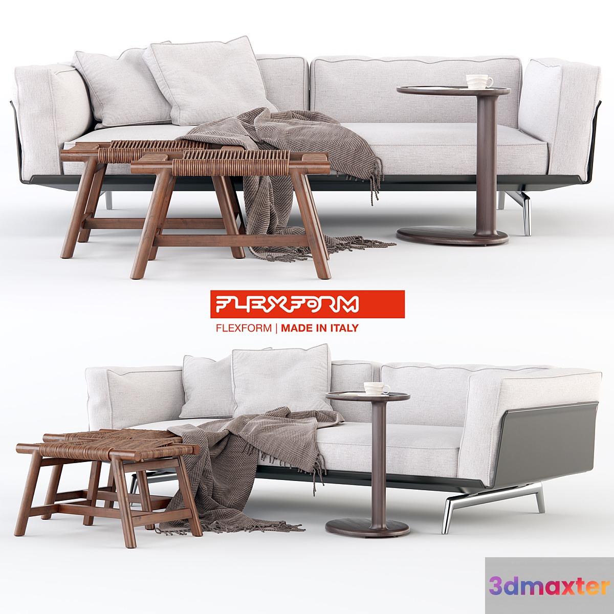 Flexform Este Sofa 3D Max